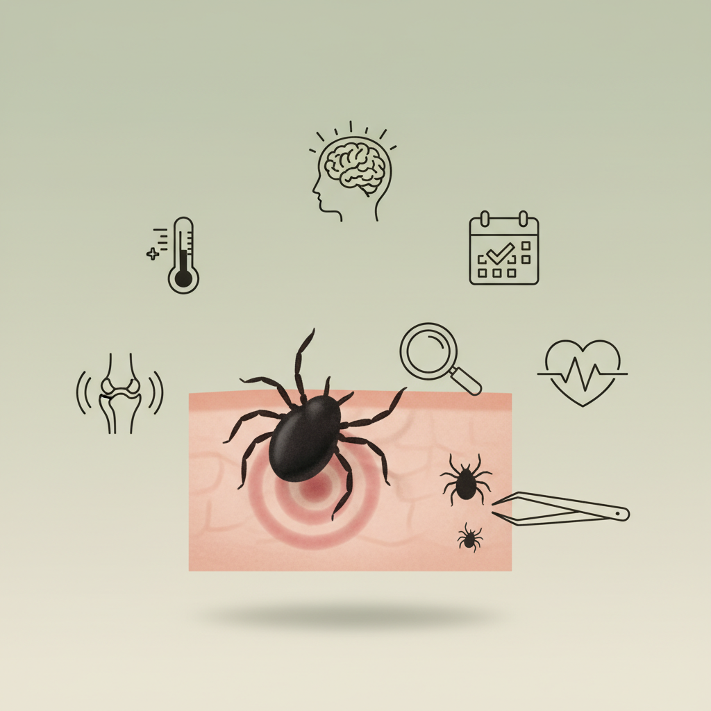 Puukborrelioosi sümptomid: märke, mida ei tohi eirata