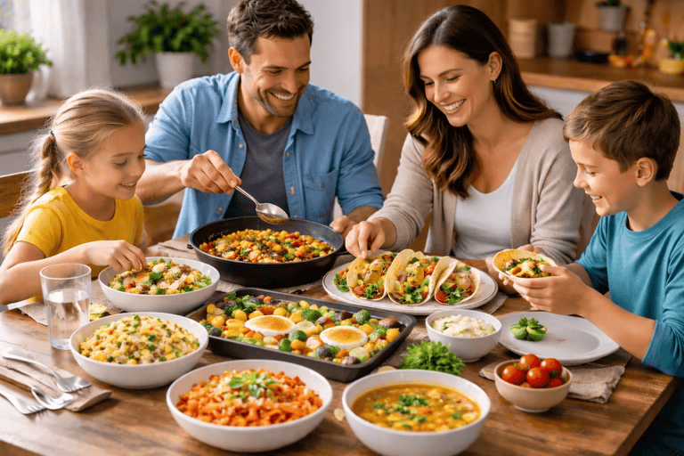 Kiire õhtusöök perele: 7 lihtsat ideed